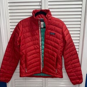 Patagonia Red Puffer Jacket